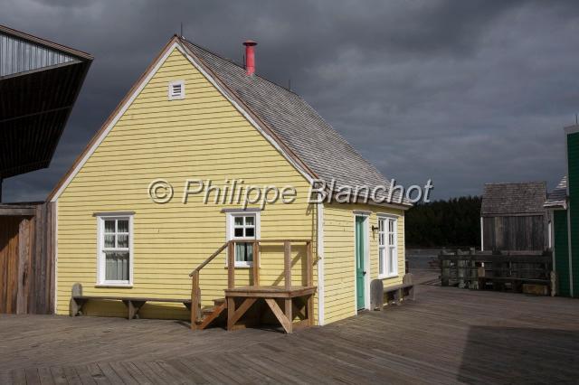 canada nouveau brunswick 24.JPG - Maison typique, Pays de la Sagouine, Bouctouche, Nouveau-Brunswick, Canada